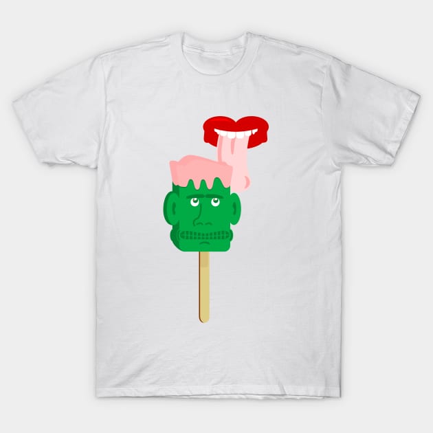 Frankenstein Ice Block T-Shirt by mailboxdisco